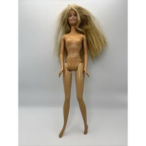 Mattel Jewel Girl Barbie 2000 Ever-Flex Bendable Waist Blonde Nude #28066 1999